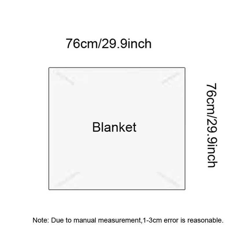 4pcs/pack 100% Cotton Receiving Baby Blanket Newborn 76x76cm Baby Bedsheet Supersoft Blanket Swaddle Y240815