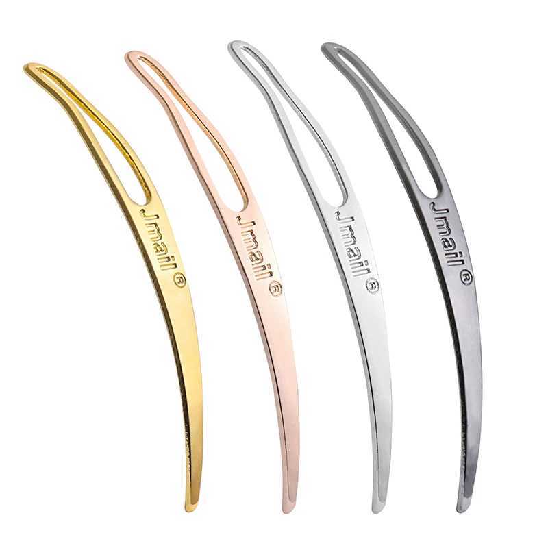 Dreadlocks Curling Hook Braiding Hair Needles Creacent Shape Interlocking Grid Weaving Machine Fashion Hairstyle Metal Hairdressing Tools W240814
