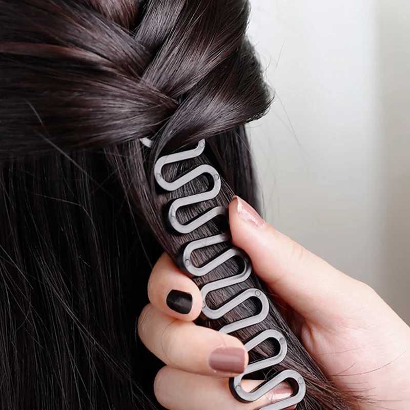 1-4pcs hair braiding roller hair braiding tool holder clip womens wave braiding tool braided hair twisted styling accessories 4style W240814