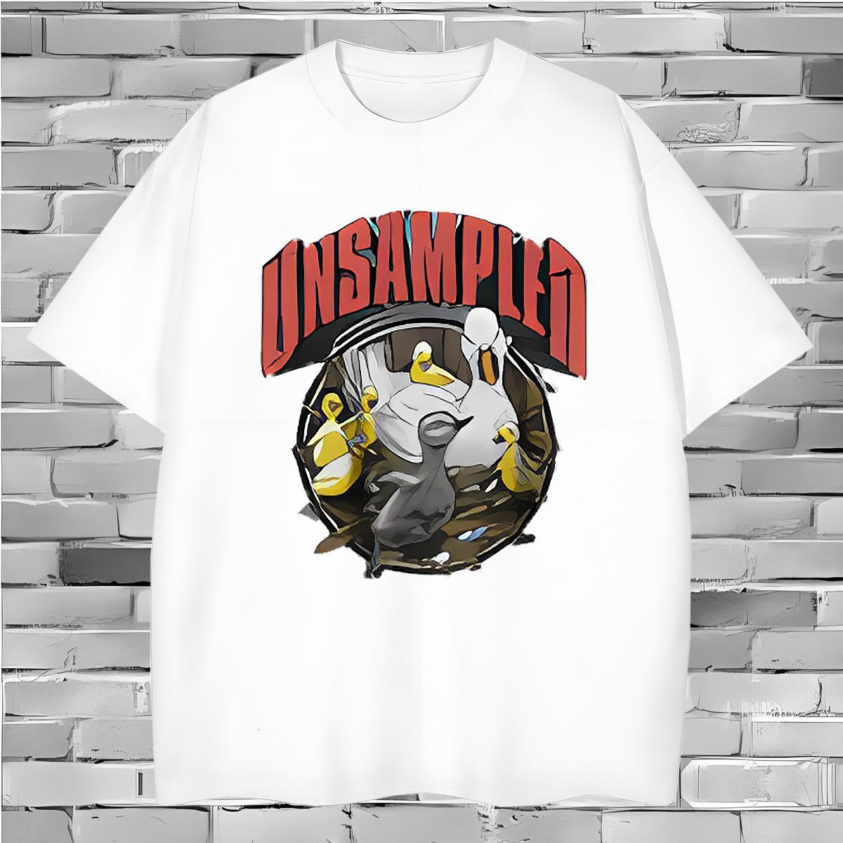 Brand T Shirt For Man duck O-Neck Short Sleeve Anime Printing Street Floral Print 230g Pure Cotton Men Clothes T-Shirt New Arrival Tees Shirts