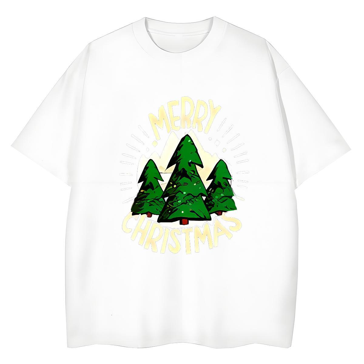 Classic Tshirt for Man Woman Sport 100% Cotton 230g Oversized Breathable Crew Neck tree Mens T Shirts Classic Casual Tops Tees