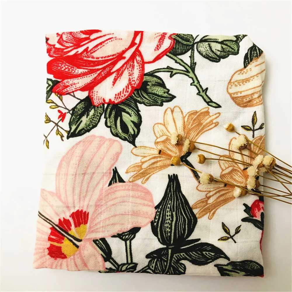 60*60cm Newborn Organic Cotton Bamboo Baby Blanket Muslin Swaddle Wrap Feeding Burpy Towel Scraf Bibs Muslin Big Diaper Y240815