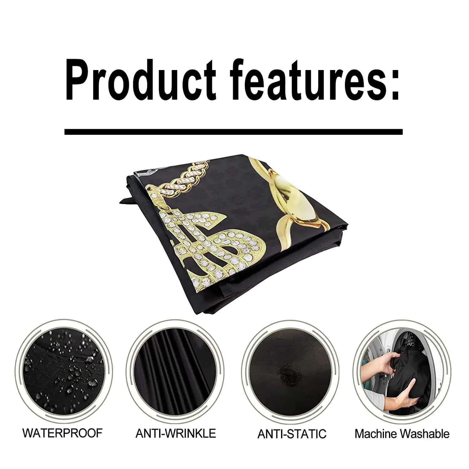 Button necklace hair apron waterproof hair dress hairstylist fashion pattern released anti-static hair clip W240814