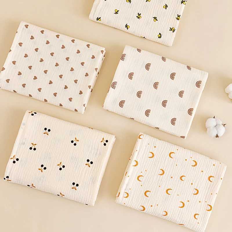 Baby Blanket Newborn Muslin Swaddle Cotton Bath Towel Summer Stroller Cover Wrap Gauze Toddler Sleep Blanket Baby Items Y240815