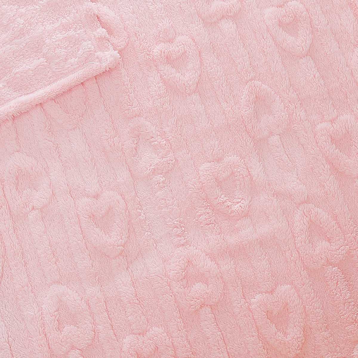Autumn Winter Baby Girl Plush Blanket Pink Soft and Warm Fashion Simplicity Comforting Blanket At Home Or Out Door Y240815