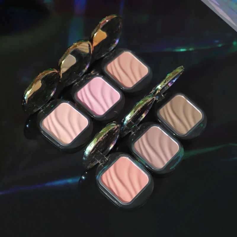 Biya Ripple Blush Powder Blusher Pure Desire Cute Sweet Plain Makeup Supernatural Monochrome High-quality Low Saturation Y240815