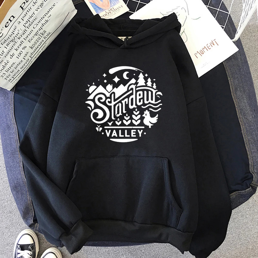 Anime Stardew Valley Hoodie Cartoon Cute Women Harajuku Hoodies Funny Rerto Tops Unisex Kawaii Vintage Sweatshirts Korea Hoody 240815