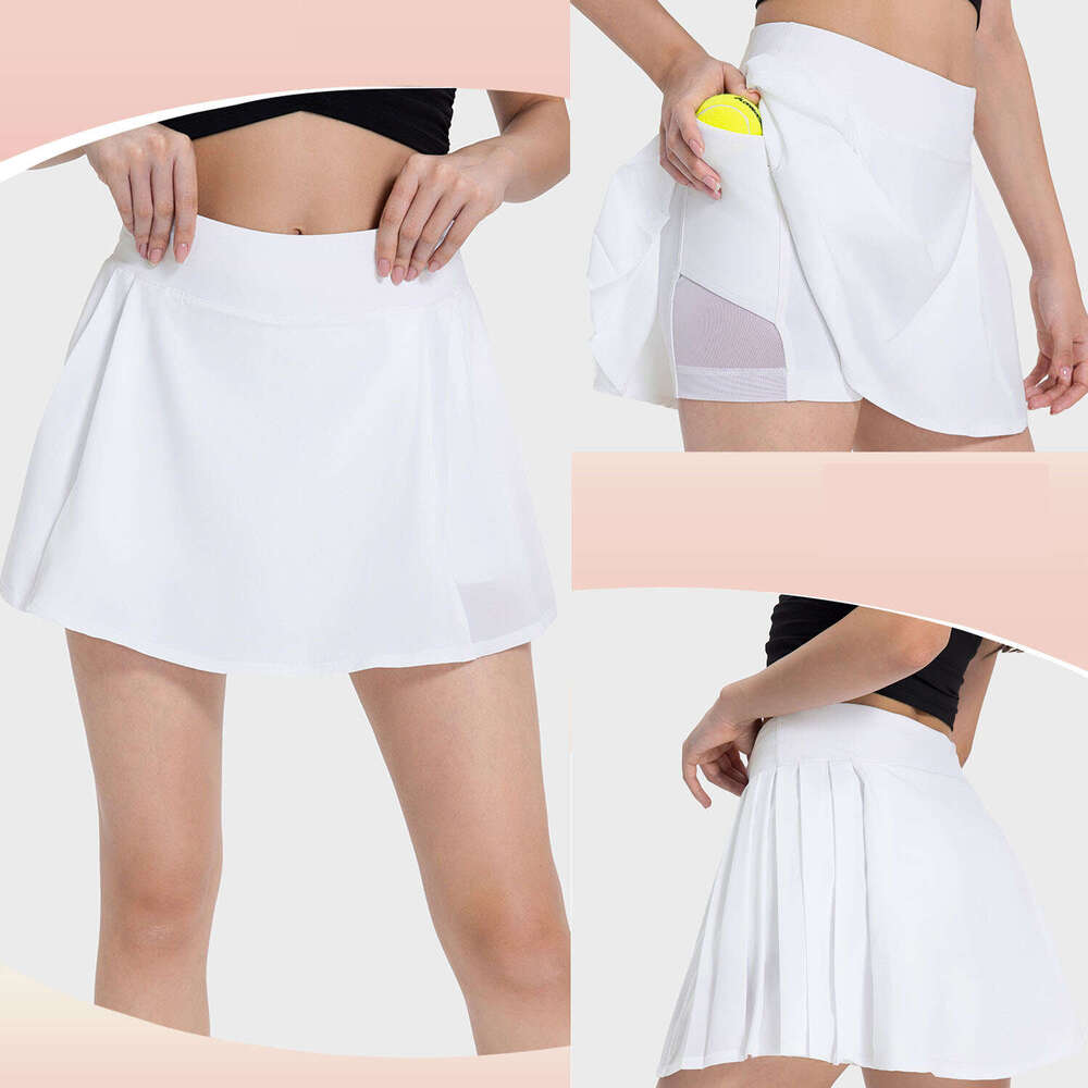 Court Lightweight Rival High-Rise Tennis Skirt Smooth Feel Four-way Stretch Golf Running Built-in Mesh Shorts With Pocket