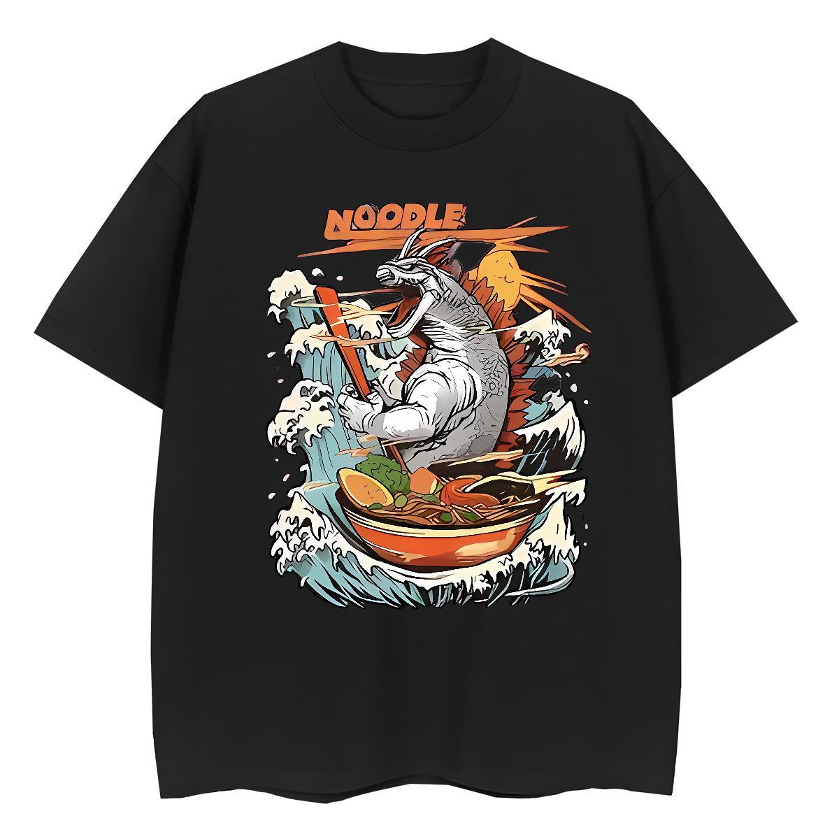 Soft T-Shirts for Men dinosaur Breathable Short Sleeve Casual Daily Wear Plus Size Cartoon 100% Cotton 230g Men Clothes T-Shirt 2024 Summer Clothings