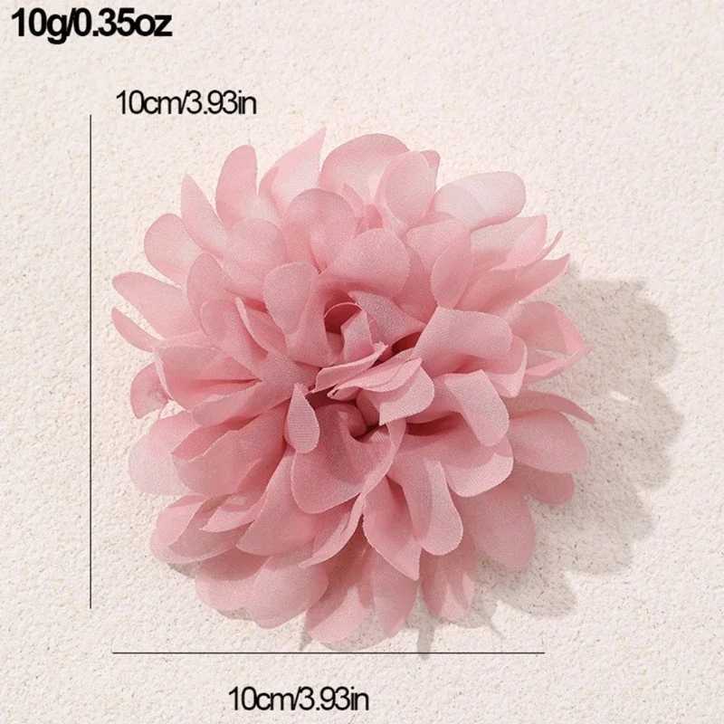Portable camellia brooch flower lapel brooch womens retro fabric lapel brooch floral jewelry W240815