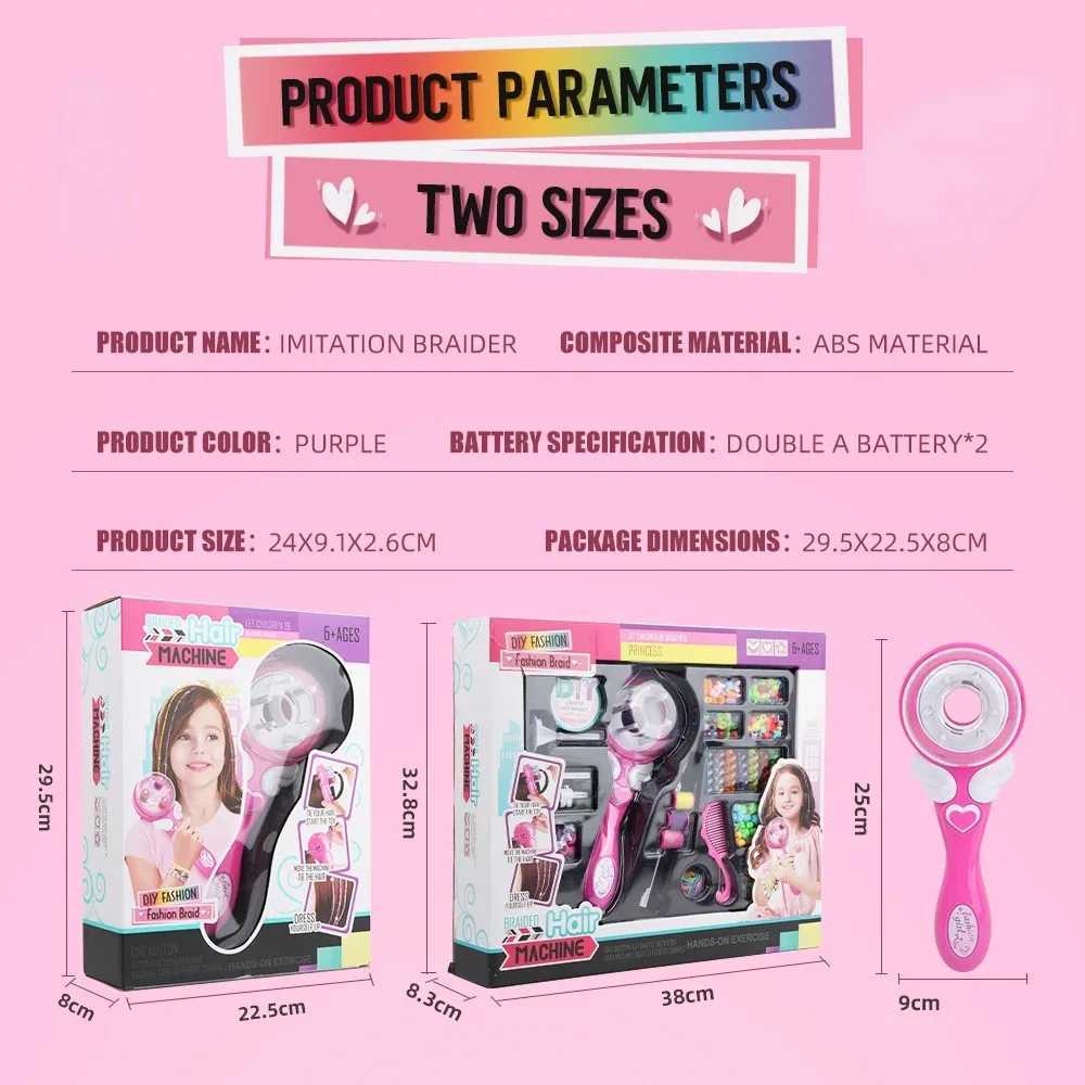 Girl Electric Automatic Hair Weaving Machine DIY Hairstyling Tool Twisting Knitting Machine Girl Toy Gift Hair Decoration W240814
