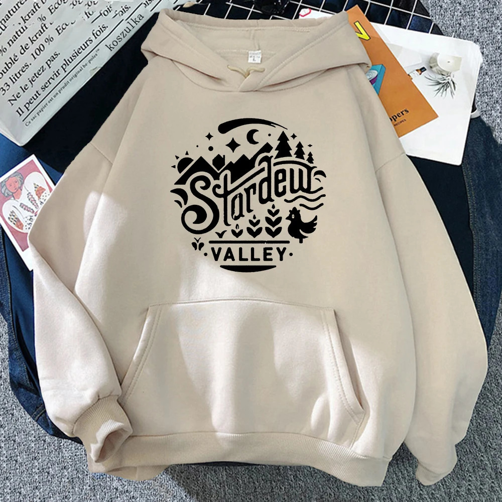 Anime Stardew Valley Hoodie Cartoon Cute Women Harajuku Hoodies Funny Rerto Tops Unisex Kawaii Vintage Sweatshirts Korea Hoody 240815