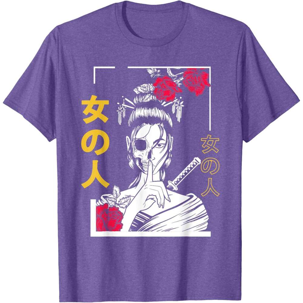 25ss T shirt for Mens Japanese Samurai Floral Warrior Geisha Woman Tokyo Anime T-Shirt Shirts Tshirt Graphic Tee Casual Tops Short sleeve Free shippin