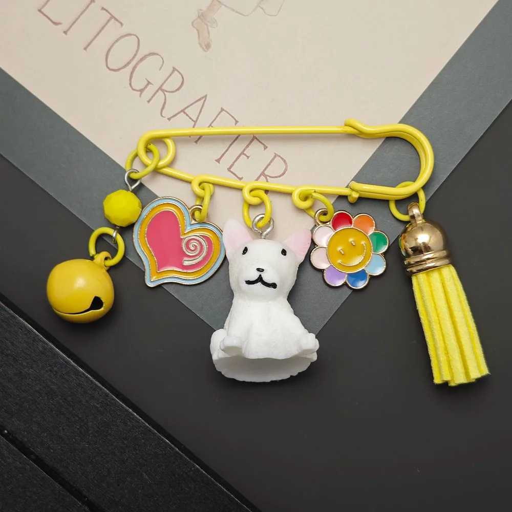 Pink Bulldog Dog Animal Brooch French Bulldog Brooch Birthday Jewelry W240815