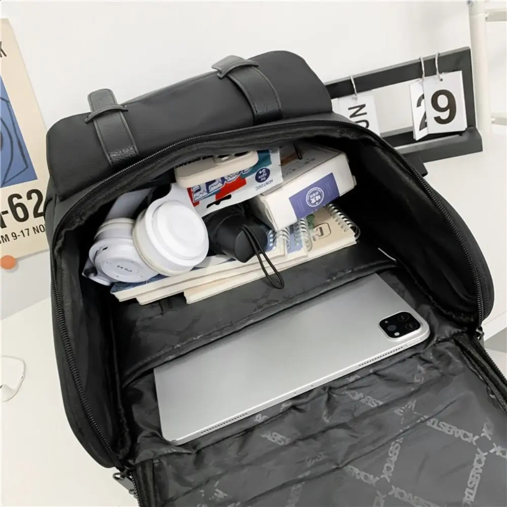 Trendy Multifunctional Backpack 17 Inch Large Capacity Travel Bag School Student Backpack Waterproof Computer Bag Men Women 240813