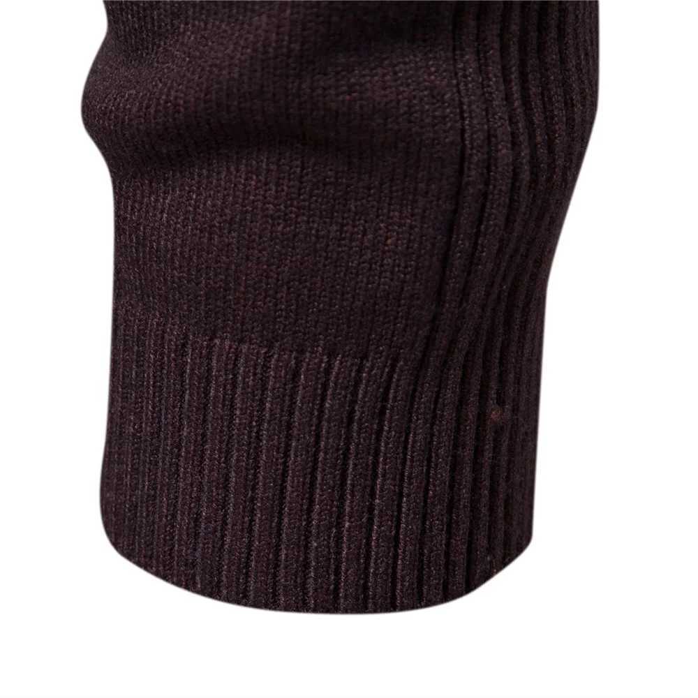 New Winter Turtleneck Thick Mens Sweaters Casual Turtle Neck Solid Color Quality Warm Slim Turtleneck Sweaters Pullover MenXJ240814