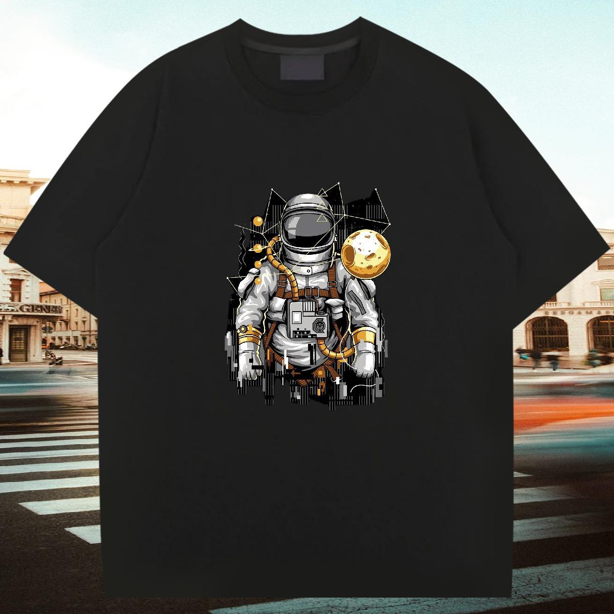 Cool Men Clothes T-Shirt Casual 100% Cotton 230g Anime Breathable T Shirts Men Fashion Casual Top Tees