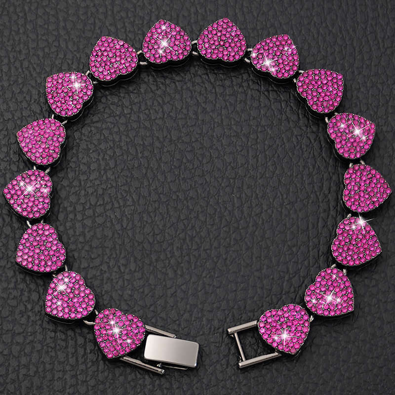 Luxury Heart Diamond Dog Chain Collar 13Mm Bling Jewelry Cuban Gold Chains For Dogs And Cats Necklace Zozostore652