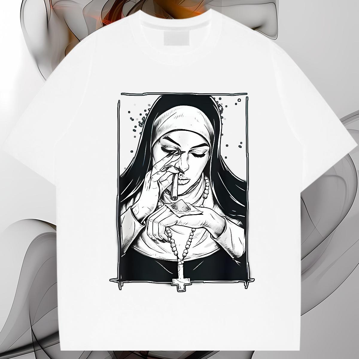 T-Shirts 230g Pure Cotton portrait Beach Breathable Short Sleeve DIY Printed Couples T Shirts Fashion Designer Cool Tops Tees