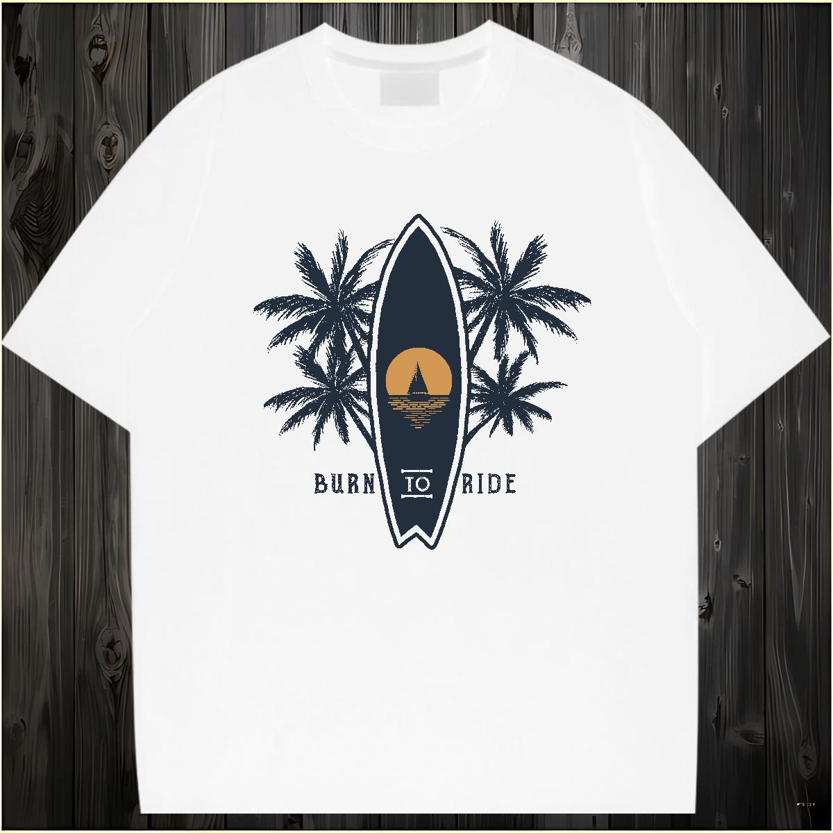 Man T Shirts 100% Cotton 230g sea Casual Breathable Short Sleeve Oversized Couples T Shirts Fashion Loose Tee Shirt