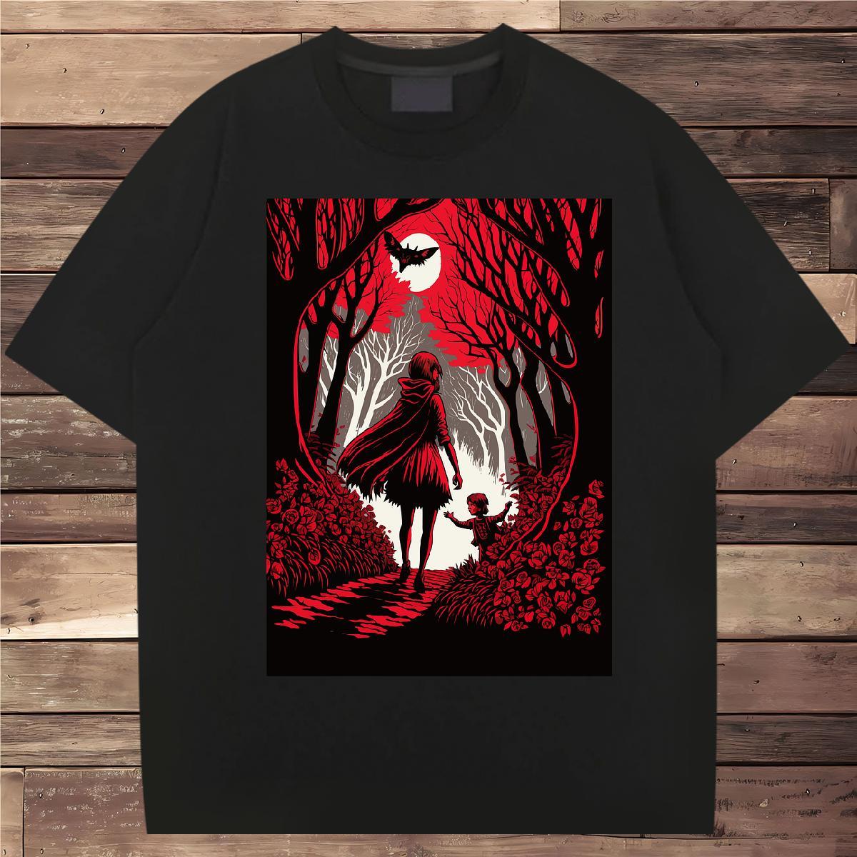 T Shirts Men 230g 100% Cotton wolf Street Breathable Short Sleeve Custom Print Plus Size Mens Tshirts Customized Free Shipping Polos