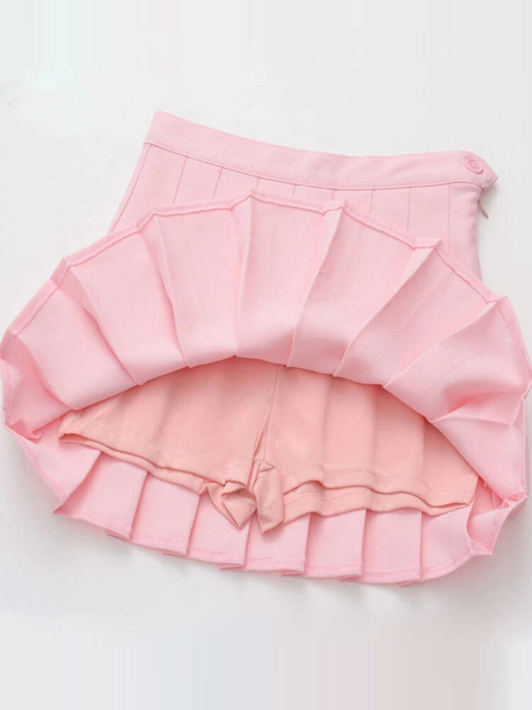 Sweet Aelegantmis Lolita High Waist Pleated Women Cute Mini Skirts Korea Tennis Short School Uniform Skirt Girls Haruku