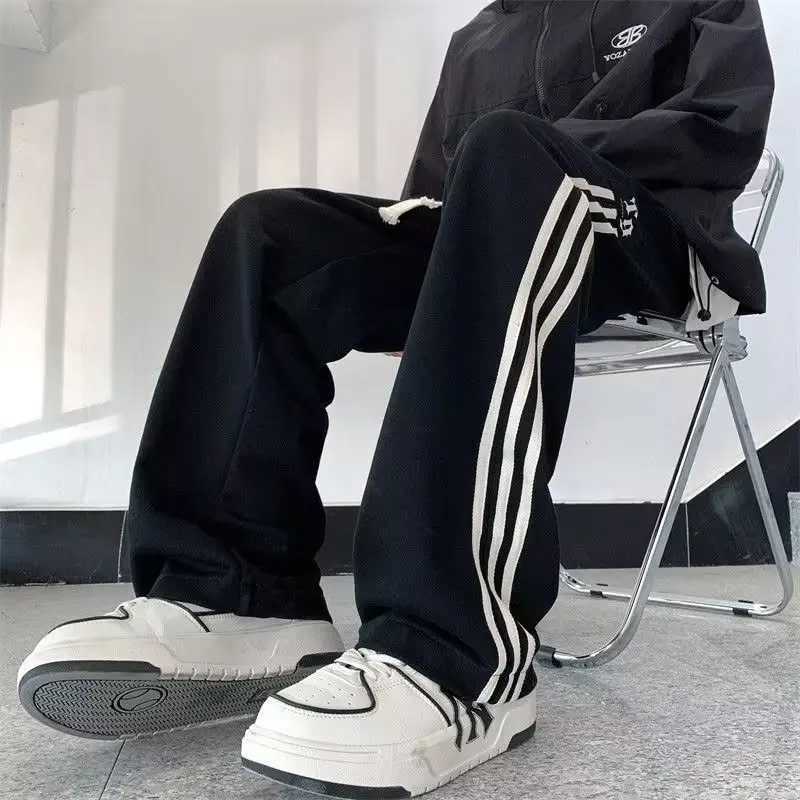 Spring/Summer 2024 Mens oversized long sleeved fashionable wide leg pantsW240725