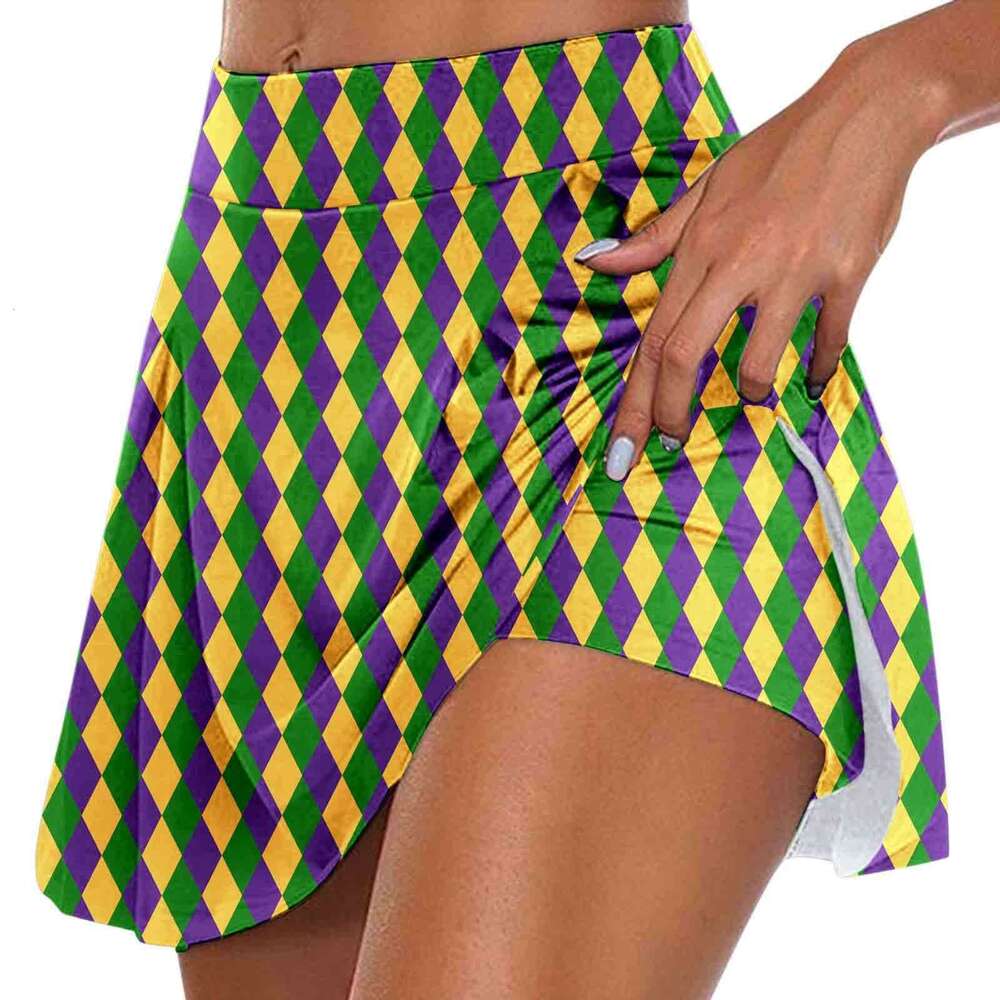for Skirts Women Womens Daily Casual Workout Printed Tennis Yoga Sport Active Shorts Full Skirt s