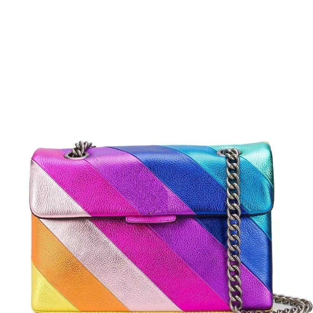 kurt bag Women Man heart Designer bag bags rainbow london eagle leather purse stripe Shoulder clutch tote designer bag shoulder chain bag bf