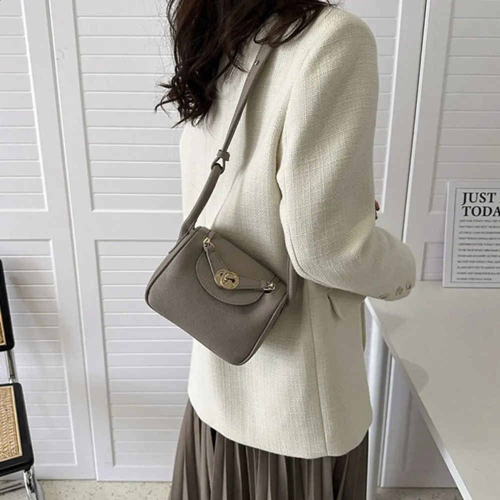 Leather Female Fashion Pillow Bag Small Crossbody Bags for Women Handbags and Purses 240821Z