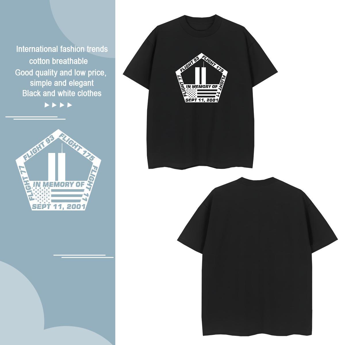 High Quality letter T shirt Street Mens Tshirts 230g Pure Cotton Fashion Design Breathable Soft Plus Size Cartoon Tee Shirt