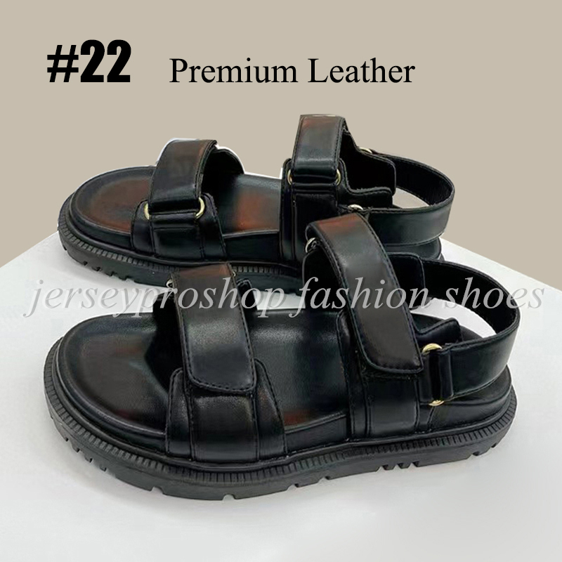 Premium Leather Sandals Slippers for Summer Beach Women's Slides Sandals