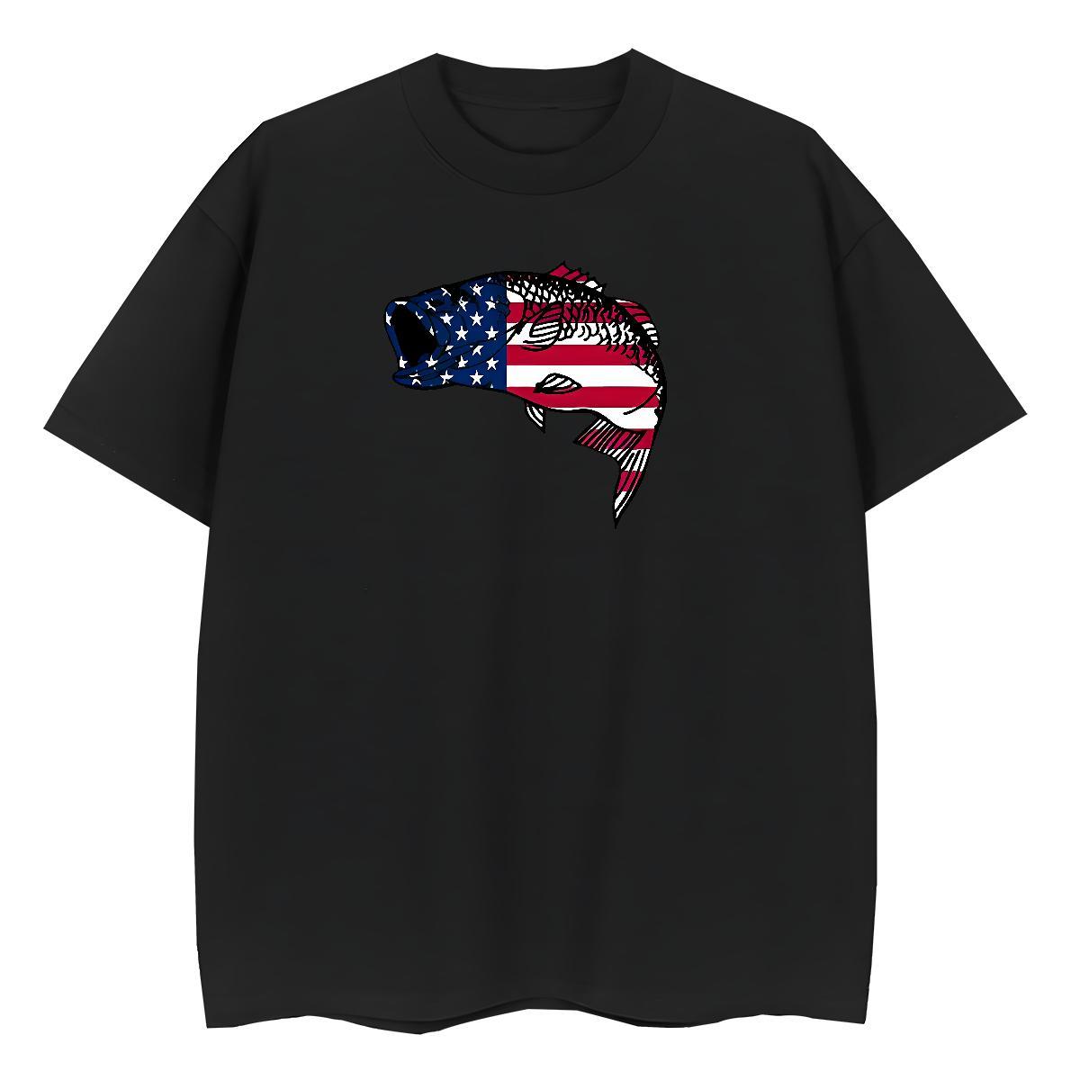 Unisex T-Shirts for Men Breathable Anime Printing Street Black Oversized 230g Cotton Men Tops Tees Free Shipping Wear
