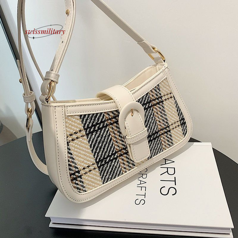 Swissmilitary Super popular small 2025 new women's spring and winter versatile crossbody fashion ins niche single shoulder armpit bag #50