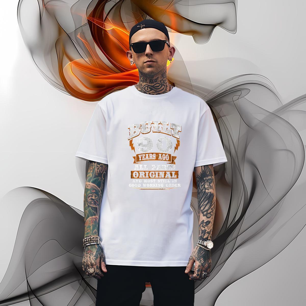 Designer letter T-Shirts Anime Printing Street Tshirts 230g Pure Cotton Customized Breathable Crew Neck Custom Printed Tops Tees