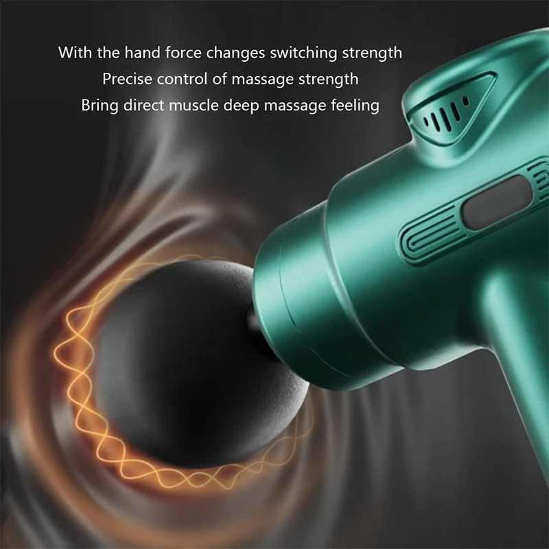 Professional 8 Heads Portable Fascia Massage Gun Machine Muscle Relaxation Electric Neck Massager Vibrator Masajeador Device 240808