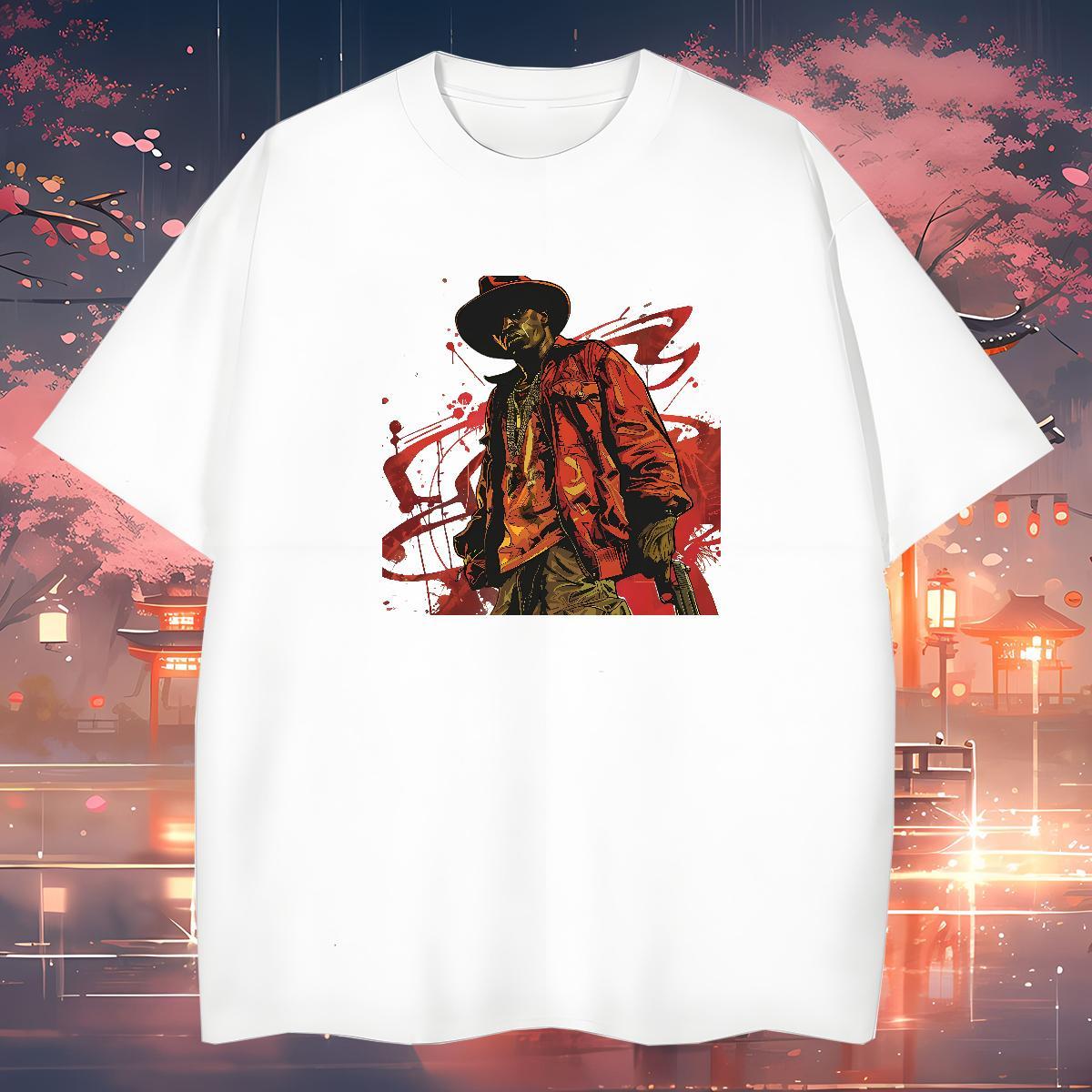 T Shirt For Man 230g 100% Cotton person Spring Summer Round Neck Short Sleeve Custom Print Oversized Men Tshirts New Arrival Cool Wear