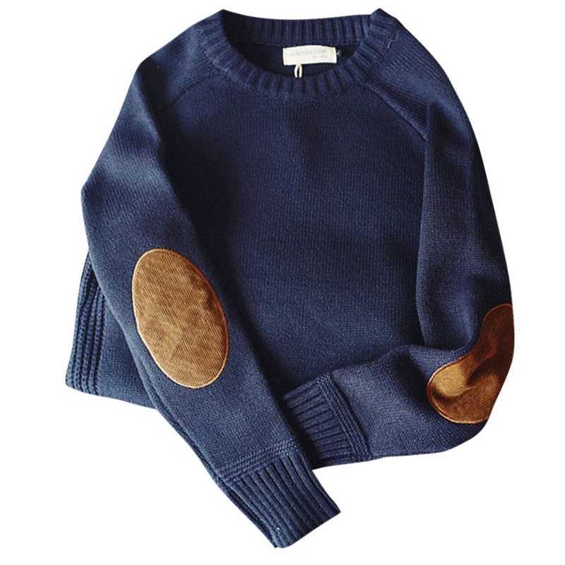 Men Patch Designs Sweater Oversize Fashion Pullover Knitted Sweaters 2024 Winter Korean Style Harajuku Streetwear Knit Pullovers XJ250805
