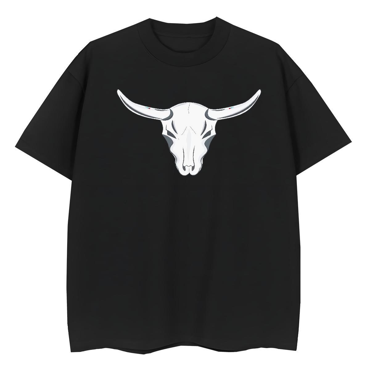 TOP Quality Man T Shirts cow Breathable Short Sleeve Casual DIY Anime 230g Pure Cotton Men Tshirts Fashion Design Tops