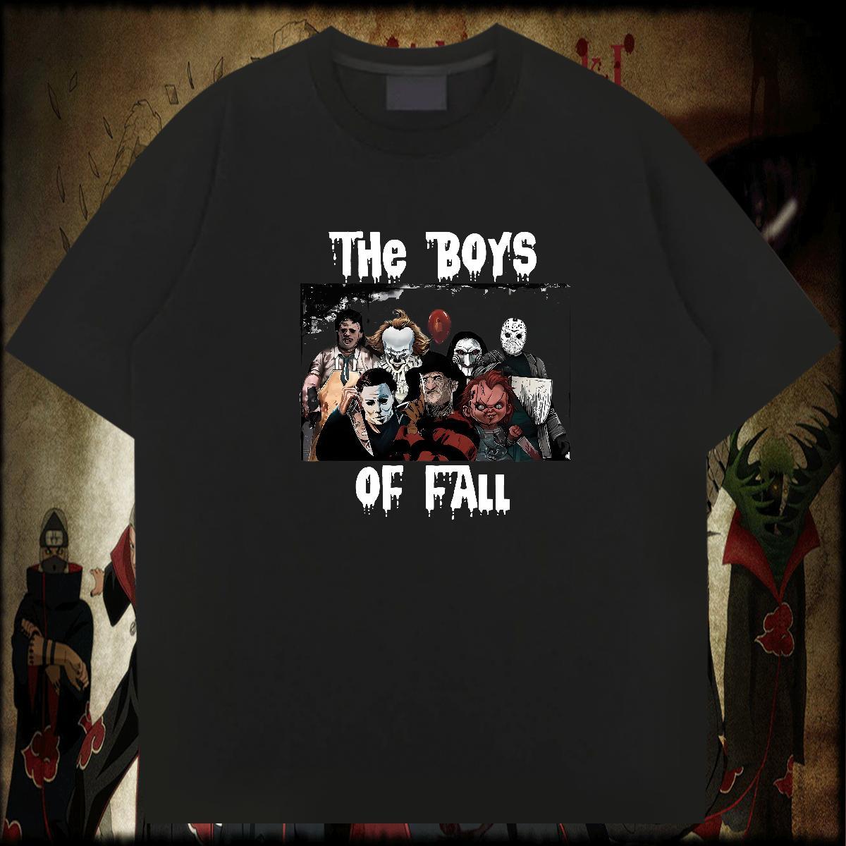 Popular character T-Shirts for Men Home Outdoor Tshirts 100% Cotton 230g Fashion Designer Breathable Crew Neck DIY Printed Clothings