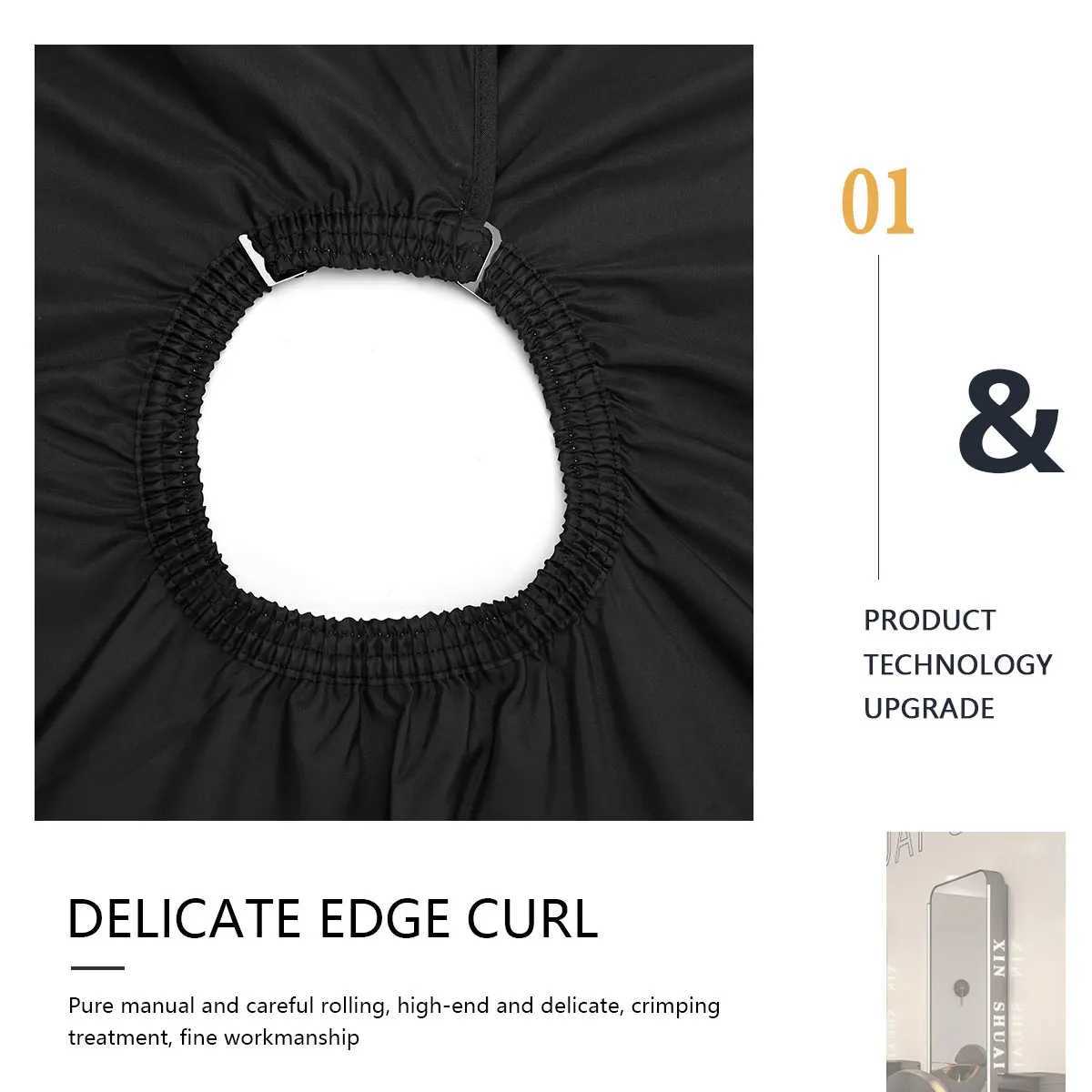 Hair salon shawl waterproof adjustable dress anti-static buckle released hair cutting tools W240814