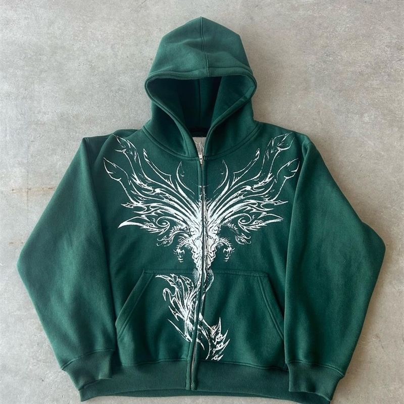 y2k Women Men hoodie Printed pattern jumper Sweatshirt Street wear oversized punk vintage kpop dance long sleeve top 240814