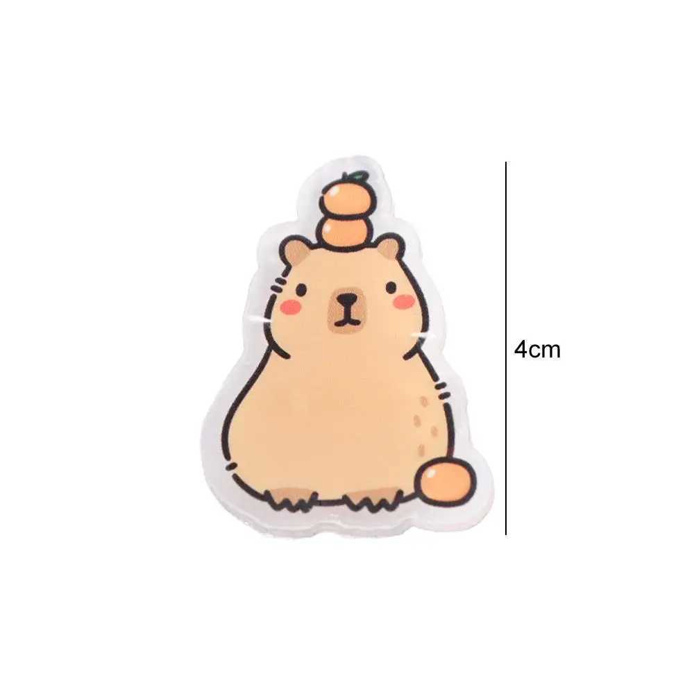 Exquisite Breastpin Acrylic Capybara Pin Cute Collar Animal Badge Kawaii Creative Capibara Pin Backpack Decoration W240815
