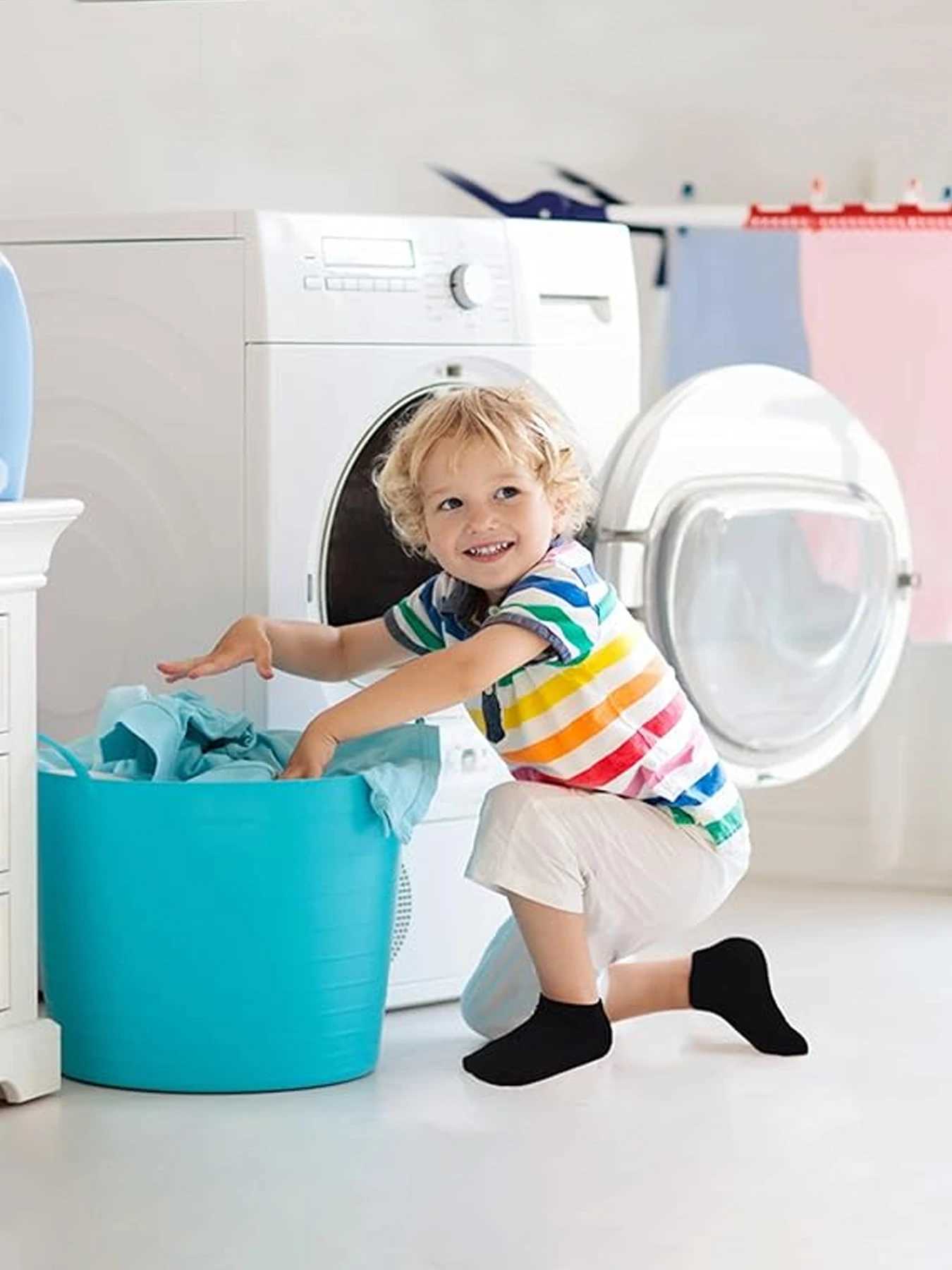 25 pairs of ankle socks - low cut socks for toddlers - school socks for boys and girls aged 1-14 W240814