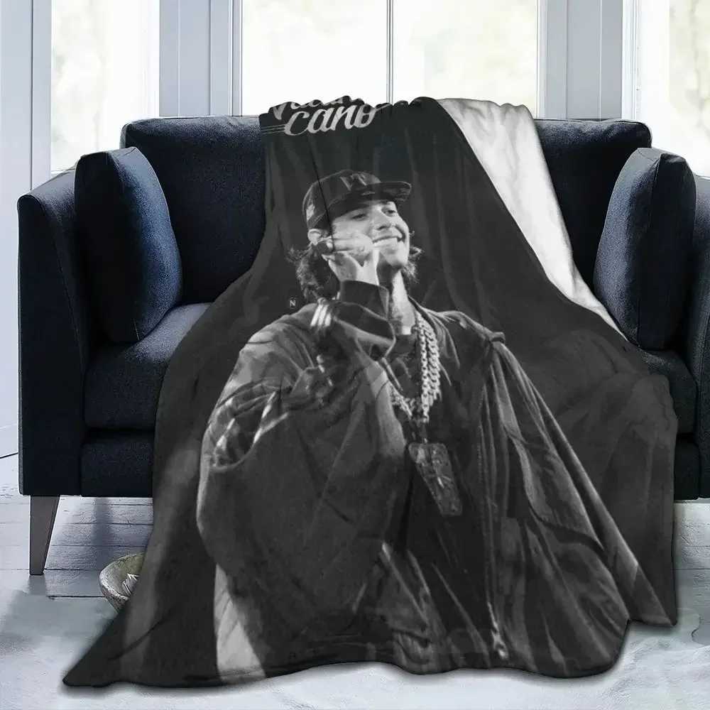 Soft baby Blanket Airplane Travel N-Natanael Canos babes Blankets Mexican Rapper Flannel Bedspread Bed Aesthetic Sofa Bed Cover Y240815