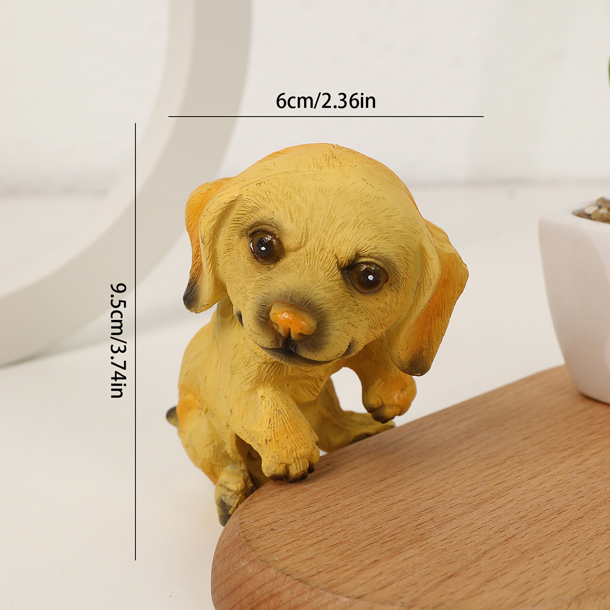 decoration puppy statue resin flower pot hanging garden decoration resin crafts