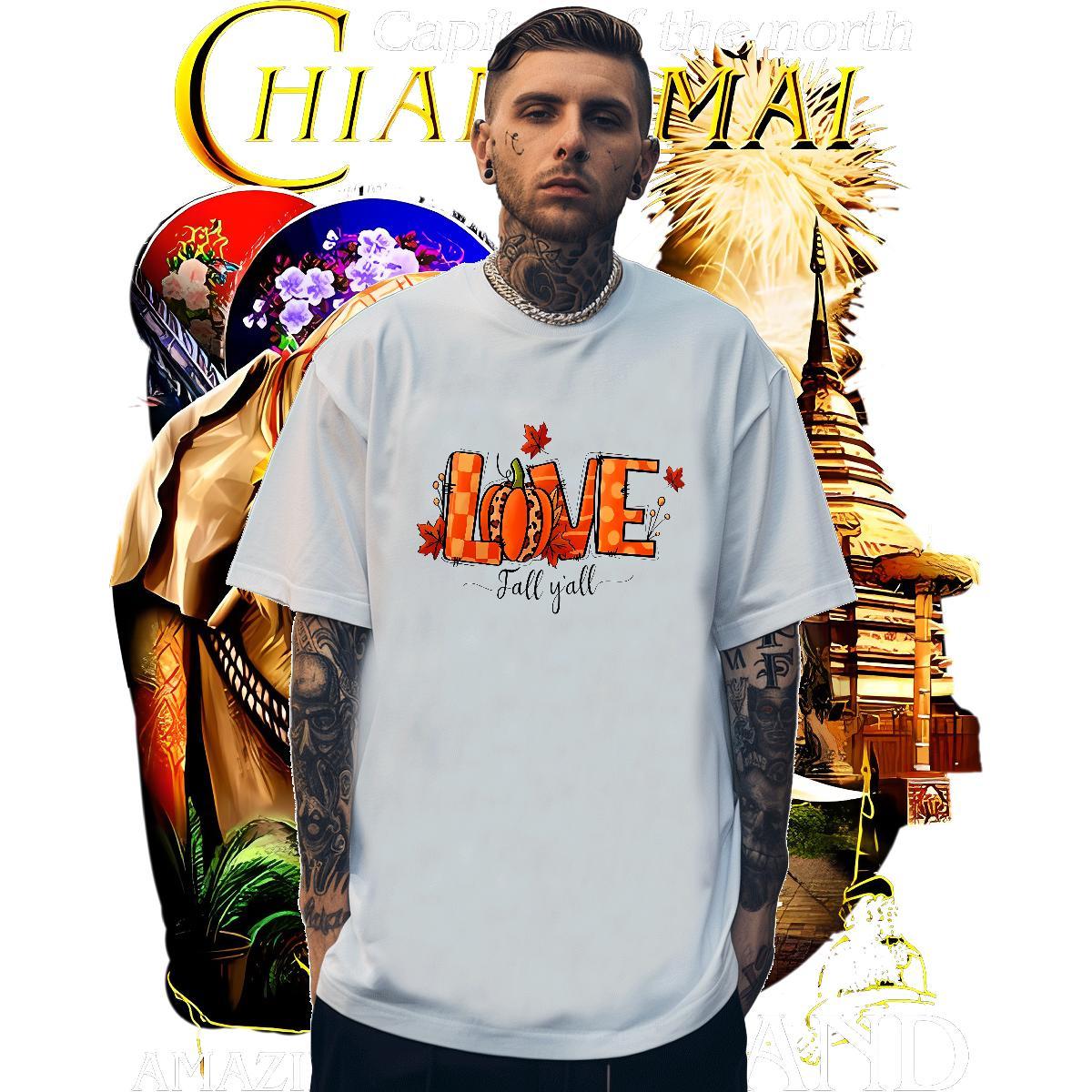 Popular T Shirts Men halloween Pure Cotton Hip Hop Street Asian Size 230g Pure Cotton Couples T Shirts Designer Fashion Tshirts