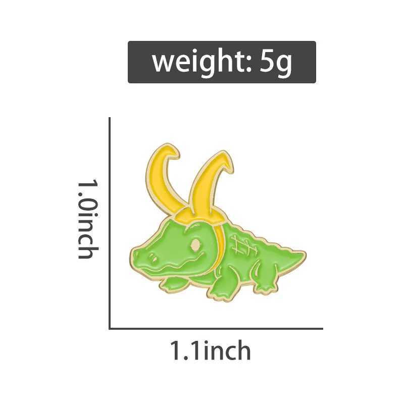 Crocodile Buggy Animal Fan Art Kawaii Enamel Pin Backpack Clothing Accessories Gifts Cute Collar Badge Jewelry Wholesale W240815