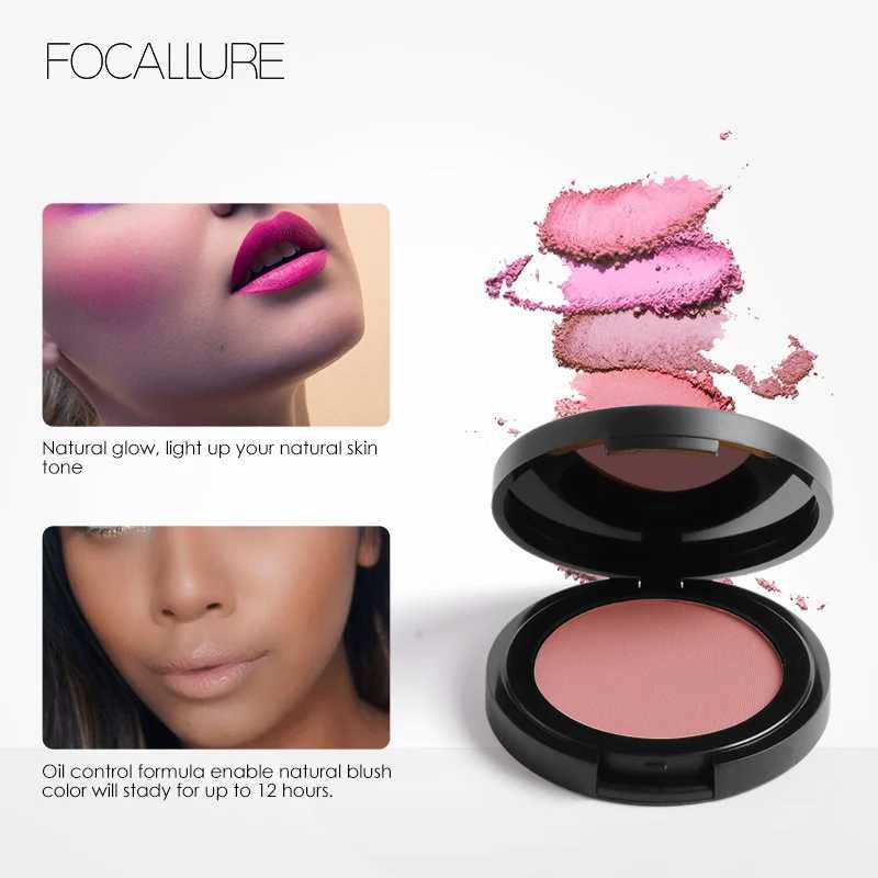 FOCALLURE 16 Color Blush Palette Makeup Nude Matte Blusher Bronzer Powder Palette Shimmer Face Blusher Palette Makeup Cosmetics Y240815