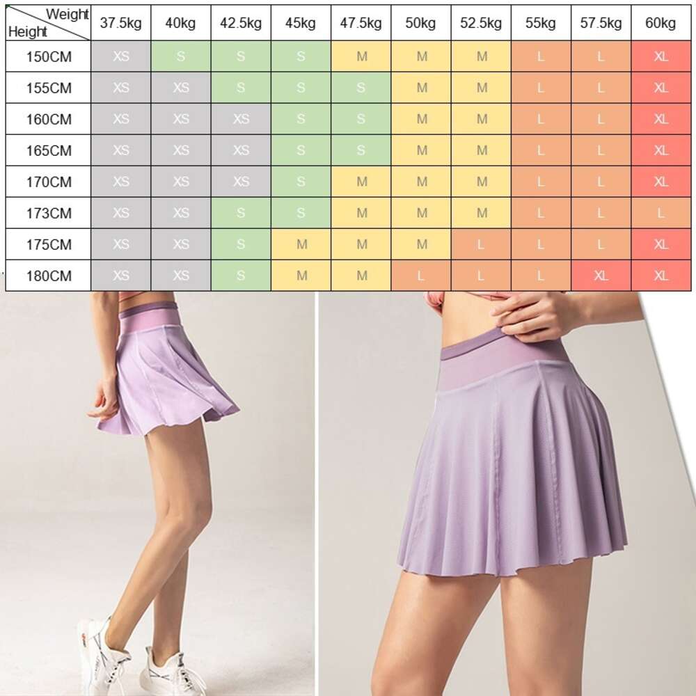 Hide Cloud XS Sports Skirts High Waist Tennis Golf Skirt Fiess Shorts Women Athletic Fast Dry Running Sport Skort Pocket